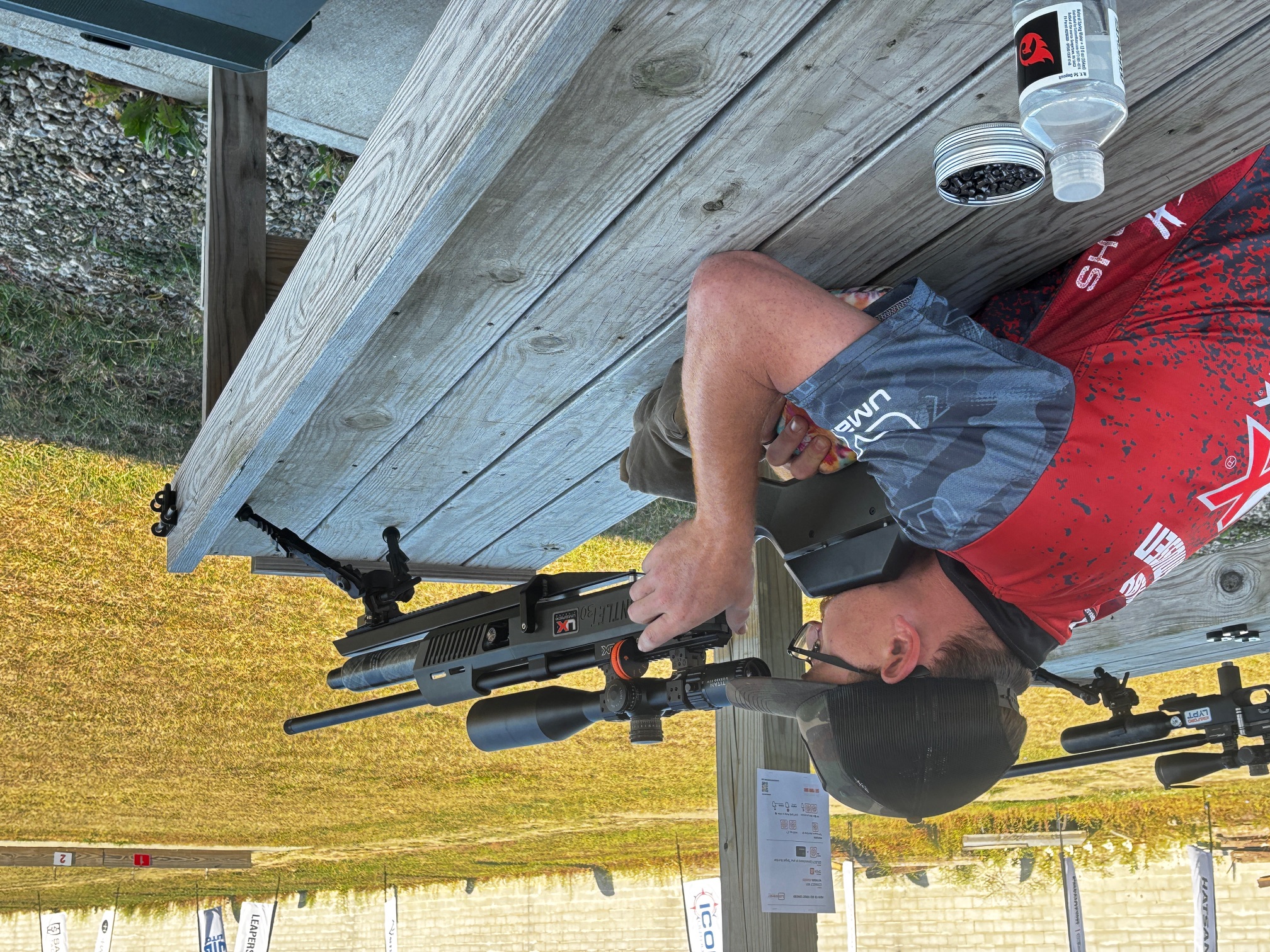 Kolby Rasmussen with his Gauntlet at the Pyramyd Air Cup